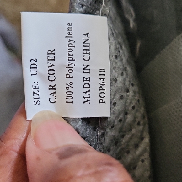 NWOT STILL N PLASTIC Budge cover 4 vehicle  size 2 gray - Picture 5 of 5